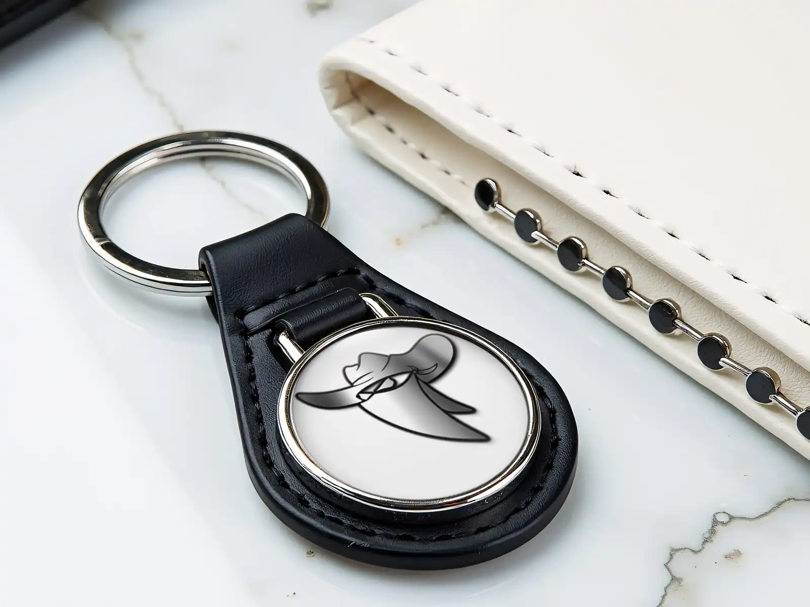 Leather Key Bag Elegant Design Luxury Style